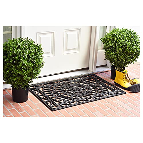 Calloway Mills 153801830 Sungate Rubber Doormat, 18" x 30" - color: Sungate, size: 1'6" x 2'6" (Rectangular)