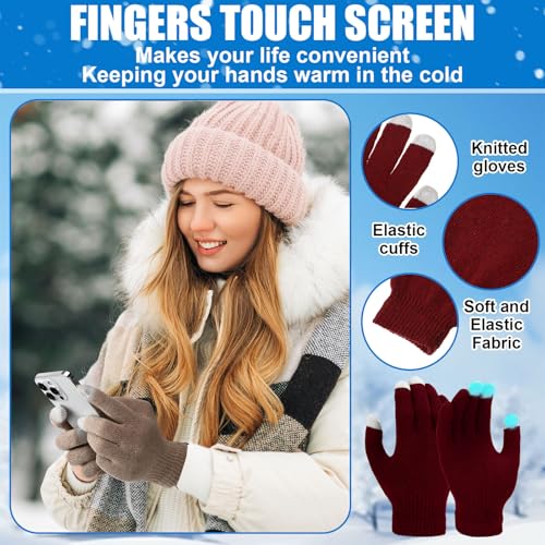 180 Pcs Homeless Care Package Supplies Bulk Winter Emergency Thermal Blankets Warm Socks Touchscreen Gloves Space Blanket Survival for Cold Weather Outdoor for Men Women(Multi-Color) - color: Multicolor