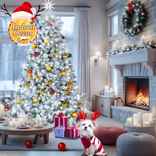 KNONEW 197FT 500 LED Christmas Lights Outdoor String Lights 8 Modes & Memory Fairy Light Plug in Waterproof LED String Lights for Xmas Yard Tree Wedding Party Holiday Decorations (Cool White) - color: Cool White, size: 197FT 500 LED