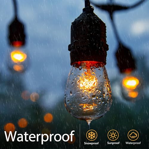 30 Pack S14 Clear Bulbs 11 Watt Warm Replacement Incandescent Glass Light Bulbs with E26 Medium Base for Indoor and Outdoor Commercial Grade Outdoor Patio Vintage String Lights - style: 30 Pack