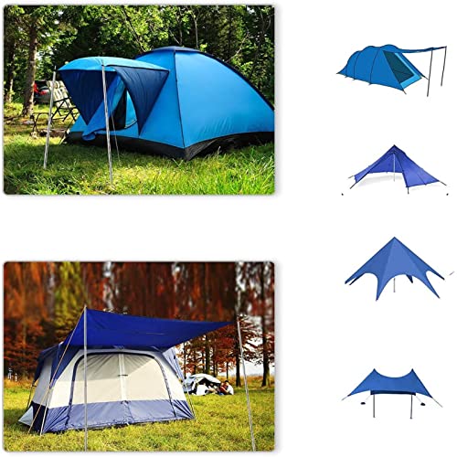 SANLIKE Tent Pole Telescopic Adjustable tarp Poles for Camping Canopy Awning Shelter Backpacking Hiking -(Adjustable Length - Steel) - color: Adjustable Length - Steel thickness 0.4mm