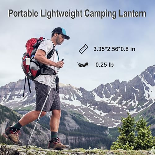 Tent Lights for Camping, Rechargeable Camping Lights for Tent, Camping Tent Light with 8 Brightness Modes for Power Outages, Emergency, Tent, Outdoor (White) - style: LY01 White