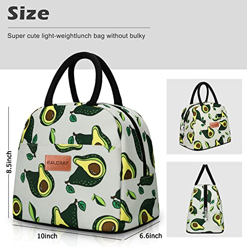 BALORAY Lunch Bag for Women Men Insulated Lunch Box for Adult Reusable Lunch Tote Bag for Work, Picnic or Travel - color: Avocado, size: M