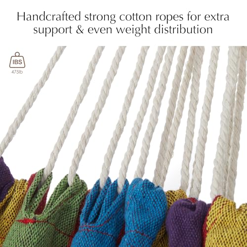 PNAEUT Double Hammocks for Outside, Replacement Outdoor Tree Hammock for Indoor Patio Porch Garden (Tropical, Medium) - color: Tropical, size: Medium