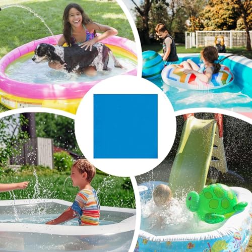 Pool Ground Protection Tarp, Heavy Duty Base Padding Mat, for Outdoor Lawn Deck Surfaces, Polyethylene Waterproof Fabric Material, Tear Resistant Ground Cover Sheet, Swimming Pool Bottom Protection La - color: A