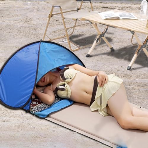 Shade Tents – Dog Pop Up Tent, Portable Travel Shelter | UV Block Folding Pet Sunshade, Wind Resistant Canopy for Outdoor Use, Lightweight Beach Tent with Mobile Mount and Easy Carry Handle - color: blue fight blue