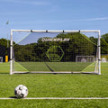 QuickPlay Target Net Lite Soccer Target Net - 5-Zone Shooting Trainer for Backyard & Club Practice - Easy Setup Soccer Training Equipment for Kids to Adults - Durable Mesh for Home Soccer Training - style: 16 x 7'