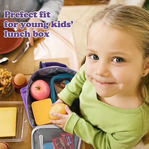 CaCTOUR Lunch Box Kids,Premium Insulated Lunch Bag for Girls Boys Teen Women,Soft Bag Mini Cooler Back to School Thermal Reusable Lunch Bag for Work School Picnic (Purple) - color: B-Purple