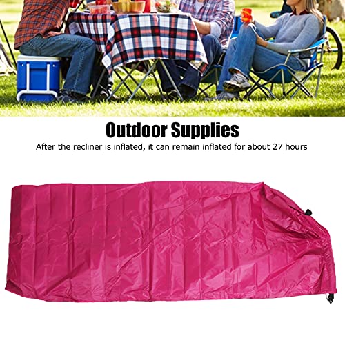 Inflatable Lounger Air Sofa Chair, Inflatable Couch Portable Beach Chair Inflatable Camping Couch Inflatable Sleeping Pad with a Storage Bag for Outdoor Camping Beach Party