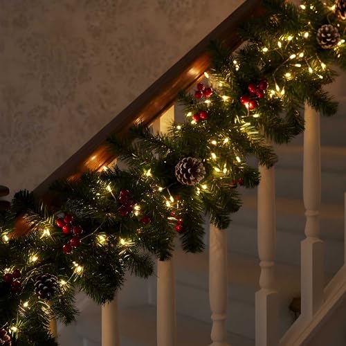 QBIS 400 LED Cluster Lights on Silver Wire. Warm White Fairy Lights Plug in, 16.5ft Christmas Lights for Christmas Tree and Fireplace Mantel. Indoor Outdoor Firecracker Light String. - size: 400 LED - Silver Wire - Mains Plug