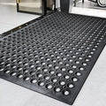 60"x35" Outdoor Rubber Floor Mats Non-Slip Restaurant Mat Commercial Kitchen Heavy Duty Mat Drainage Mats for Outside Industral Pool Entrance Bar Wet Area - size: 60”L x 35"W x 0.3"H