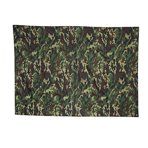 Camping Tarp, Waterproof Lightweight Portable 2x1.5m Emergency Shelter for Hiking Survival Backpacking Outdoor Activities