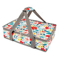 Insulated Casserole Carrier Fits Pioneer Woman Kitchen Stuff & 9x13 Baking Dish, Large Lasagna Lugger Tote, Leakproof Thermal Food Warmer Bag for Potluck, Picnic, Travel, Hot/Cold Food & Mom Gifts - color: Floral#2