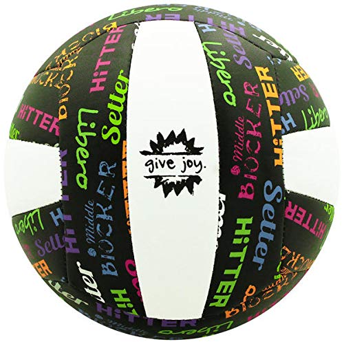 Molten Recreational Volleyball - color: Black/ Neon Colors