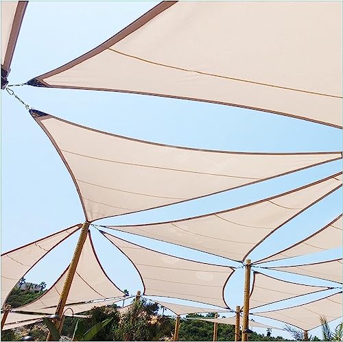 Shade Sail Hardware Kit Include Winches & Wire Rope, Anti-Rust Stainless Steel Sun Shade Hardware Kit for Rectangle Square Triangle Shade Sail Installation(71 PCS) - size: 6#-75PCS, style: Classic