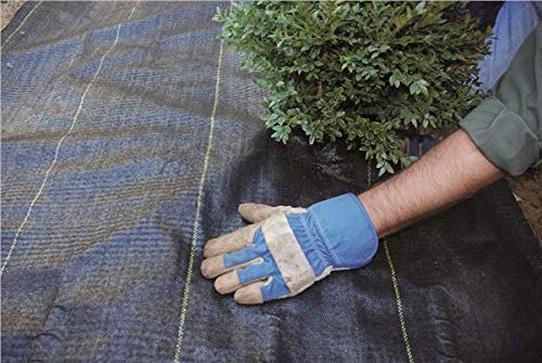 Dewitt 3-Pack Pro-5 Weed Barrier Fabric 5 oz, 6 x 250 Feet – Heavy-Duty Woven Landscape Ground Cover Mat for Raised Garden Bed, Greenhouse Gardening, Outdoor Landscaping, and Commercial Planting - size: 6 Pack, style: 5' x 250'