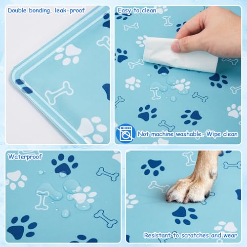 Ownpets Dog Cooling Mat, Large 39 x 23 Inch Thick and Waterproof Cooling Pad for Summer, Water-Filled Pet Mat for Large Dogs, Leakproof Design for Crate, Bed, Sofa, Floor and Car Seat - size: Large