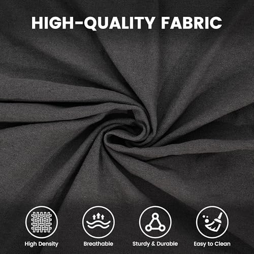 Lazy Daze Hammocks Double Brazilian Cotton Hammock, Extra Large Portable Outdoor Camping Hammock with Tree Straps & Travel Bag for Backyard Patio Poolside Indoor, 550lbs Capacity, Dark Gray - color: Dark Gray