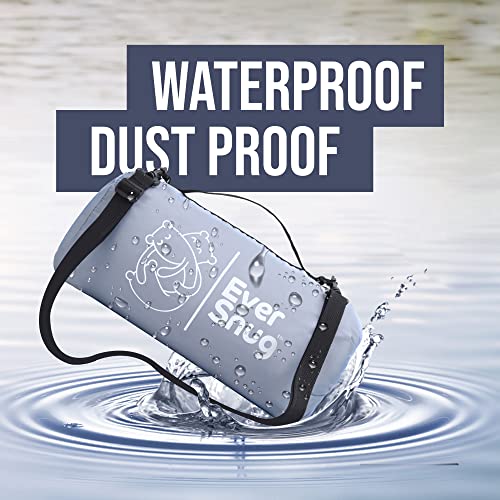 EverSnug Large Waterproof Outdoor Blanket - Extra Thick Premium Quilted Fleece, Waterproof & Windproof, Great for Camping, Picnics, Beaches, Stadiums, Dogs - color: Grey