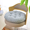 vctops Bohemian Soft Round Chair Pad Garden Patio Home Kitchen Office Seat Cushion Grid Blue Diameter 16" - color: Grid Blue, style: Diameter 16 Inch