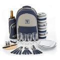 Red Envelope Personalized Picnic Backpack - Outdoor Gear - Insulated Compartment - Customize with Monogram - style: Customize with Monogram
