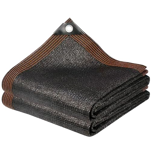 winemana 90% Shade Cloth for Garden- 4x8 FT Breathable Mesh Tarp for Vegetables & Plants, Outdoor Patio Sun Shade with Grommets - Chicken Coop, Dog Kennel Cover - size: 4 FT x 8 FT, style: 90%