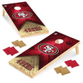 Wild Sports NFL San Francisco 49ers 2' x 4' Regulation Size Solid Wood Cornhole Set with Direct Print HD Team Graphics