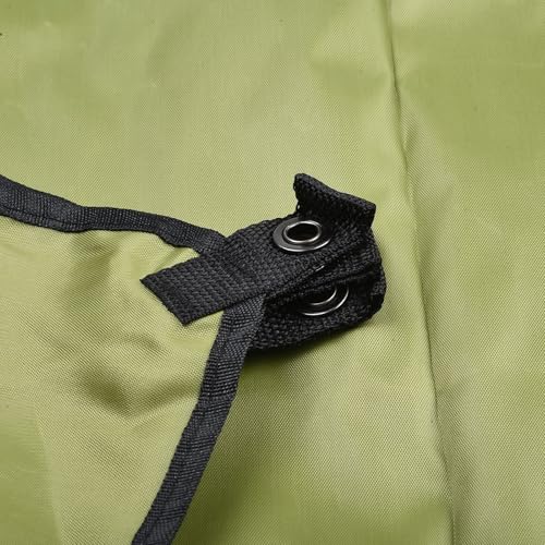 210T Polyester Camping Tarps, Waterproof Rain Fly Sun Shade Shelters With 6 Tie Points For Hiking Backpacking Beach Picnic(Green 150x210CM) - color: Green 150x210cm
