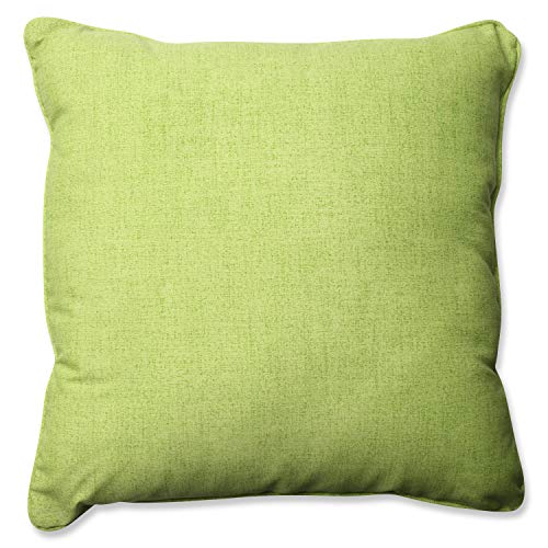 Pillow Perfect Pompeii Solid Indoor/Outdoor Floor Pillow Plush Fill, Weather and Fade Resistant, Floor - 25" x 25", Green, - color: Green Baja Linen Lime, size: Floor - 25" x 25"