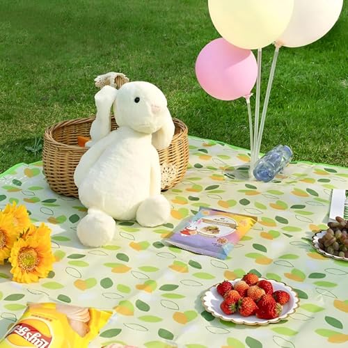 80" x 120" Sandproof Waterproof Picnic Blanket, Beach Mat for Outdoor Camping Hiking Park, Portable with Tote Bag, Non-Stick Sand & Grass, Foldable for Indoor Outdoor Use (Green) - color: Green