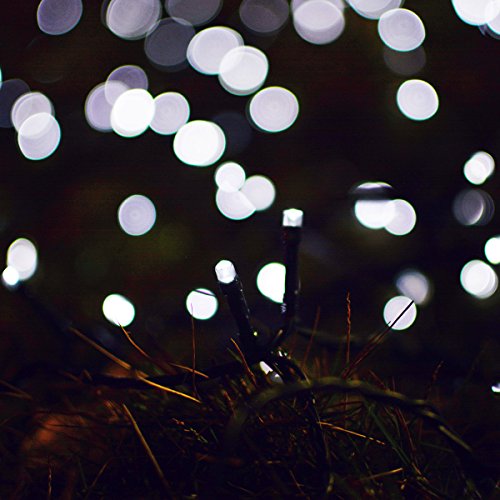Solar String Lights 2 Pack, Outdoor Light Total 400 LED 144FT Solar Christmas Lights 8 Modes Oudoor Waterproof for Tree Patio Yard Garden Christmas Parties Decoration (White) - color: White, size: 144ft