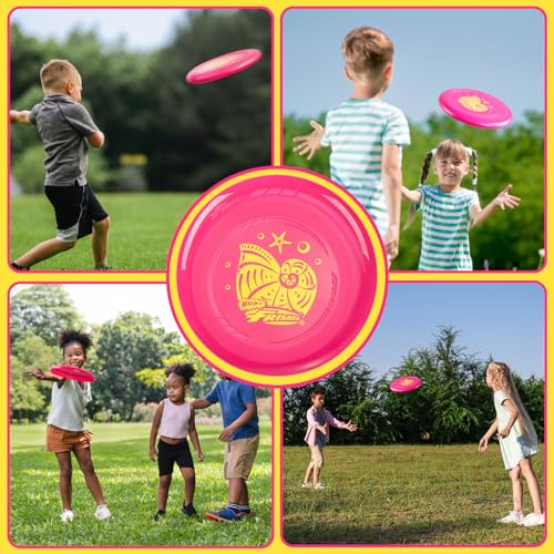 Frisbee Go Flying Disc, 9 Inch Lightweight Sports Disc for Beginners Outdoor Beach Backyard Lawn Park Camping Family Activity Game - 70g - color: V3