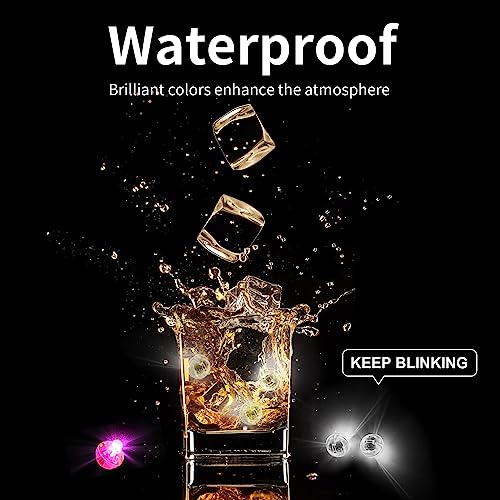 Aogist 100pcs Balloon Lights,Long Standby Time Waterproof Twinkle Mini Light,Battery Powered,Round LED Ball Lamp for Balloon Paper Lantern Party Wedding Christmas Halloween Decorative,10 Colors Flash - color: 10-Colors, size: 0.6inch (Flash)