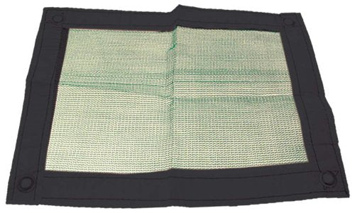 SUN GUARD Black Sunshade Net | 14' x 20' Black HDPE | UV Protection | Breathable Knitted Fabric | Reinforced Grommets | Versatile Outdoor Use - color: Black, size: 14' x 20'