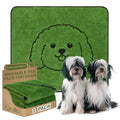Qeils Reusable Puppy Pads, Washable Pee Pads for Dogs 2 Pack Durable Absorbent Leakproof Dog Training Pads for Home or Travel, Non-Slip Wee Wee Pads Potty Pads 36"x41" - size: 36"x41"(Pack of 2)