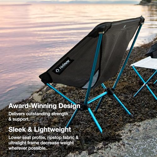 Helinox Chair Zero Ultralight Compact Camping Chair - color: Black, style: Chair Zero Large
