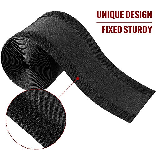 WILLBOND Carpet Cord Cover Cable Protector Floor Cover Cable Protector Management Only for Commercial Office Carpet(9.84 ft,Black) - color: Black, size: 9.84 Ft