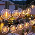 GPATIO Outdoor String Lights, 100FT G40 Bulbs Shatterproof Patio Lights, Waterproof Dimmable Hanging Outdoor Lights, Connectable LED Outside Lights for Backyard Yard Gazebo Porch Party - size: 100ft