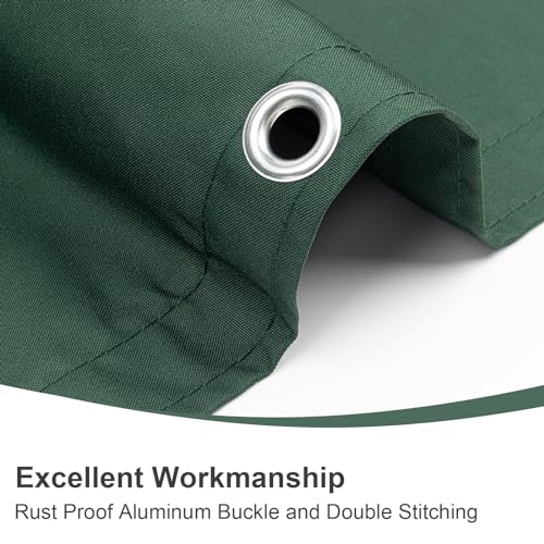 LOVE STORY 3 x10 Dark Green Waterproof Balcony Privacy Screen Cover - Opaque Fence Covering Privacy, 100% Polyester Fabric, UV Protection Shield for Apartment Railing,Outdoor Patio, Deck, Porch - color: Dark Green, size: 0 3' x 1 0' -PES