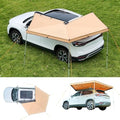 VEVOR 270 Degree Awning, 52 sq.ft Driver Side Vehicle Awning, Waterproof UV50+ Car Side Awnings with Carry Bag, All-Weather Free-Standing Overland Awnings Car Shelter for SUV Van Truck Camping - color: Khaki 270° 10.5*5.3ft Car Awning