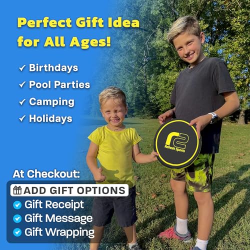 Flying Beach Toys for Teens – Lightweight Soft Flying Disc for Summer Fun For Kids – Safe & Easy to Throw for Boys Girls – Great for Outdoor Play at the Beach or Yard – Ages 6 7 8 9 10 11 12+ - color: Jet Black