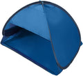Beach Sun Shelters,Instant Sun Shade Canopy Head PopUp Canopy Automatic Shade Tent for Camping Fishing Hiking Picnic Portable Shelter Windproof Waterproof with Mobile Phone Stand, 80cm - color: Blue-Waterproof-31.5in