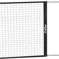 Luwint Replacement Volleyball Practice Net 15ft, Black Pool Volleyball Net for Spiking & Blocking Drills, 2v2 4v4 Family Backyard Indoor Outdoor Net - color: 1 Pcs Black
