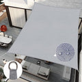 RICHIE Upgrade 8'X10' Sun Shade Sail Rectangle Canopy, Resistente À Água E Protetor Solar Uv para Pátio Externo, Gramado, Praia, Jardim, Garagem, Quintal, Deck, Pérgola, Cinza Claro - color: Light Grey, size: 8'x10', style: Rectangle