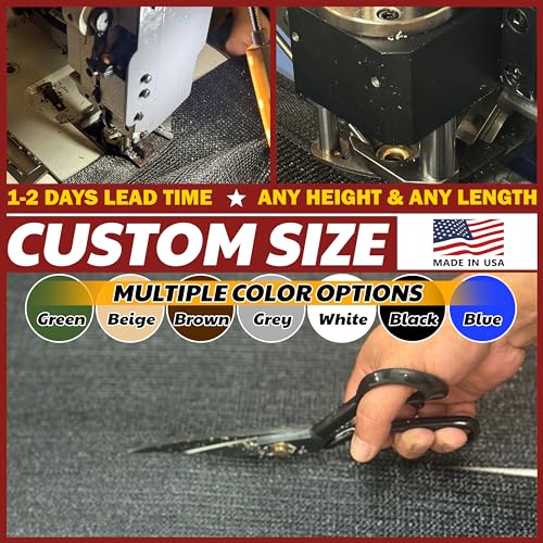 Amgo 4' x 10' Beige Fence Privacy Screen, Commercial Standard Heavy Duty Windscreen with Bindings & Grommets, 90% Blockage, Cable Zip Ties Included (We Make Custom Size) - color: Beige, size: 0 4' x 1 0'