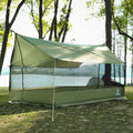 REDCAMP Large Hammock Hot Tent with Stove Jack, Waterproof & Windproof Winter Wall Tent with Snow Skirt, Ultralight 4 Season Tents for Camping, Hiking, Bushcraft, Backpacking, Hunting - style: Screen Tent