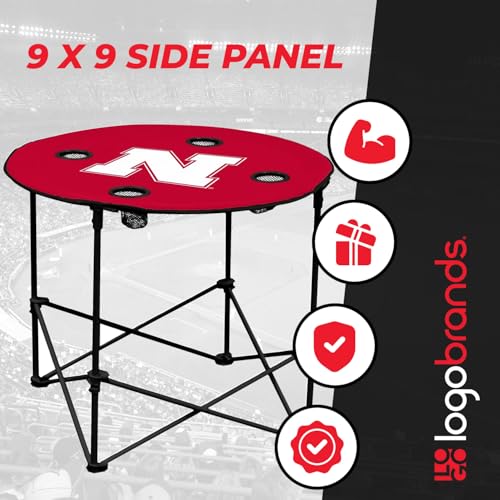 Logo Brands Officially Licensed NCAA Unisex Round Table, One Size, Team Color