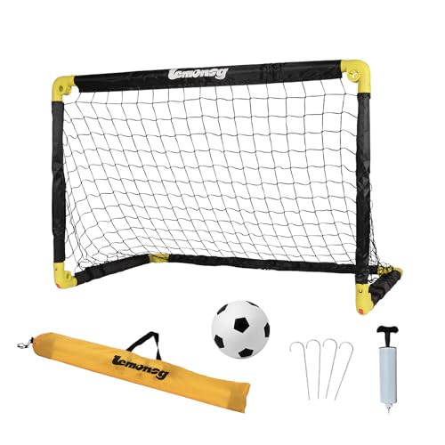 Small Soccer Goals for Kids, Foldable Mini Soccer Goal Set with Portable Soccer Net for Kids, Kid Soccer Goal for Indoor Outdoor Backyard Play, Soccer Toy Gift for Children - size: Elite Green: 35.43×23.62×23.62 inch in goal+ball