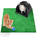 Artificial Grass, Large Artificial Turf, Synthetic Grass Mat Training Pad for Small/Medium/Large Dogs, Fake Grass Rug with Drainage Holes, Indoor Outdoor Rug Patio Lawn Decoration (3.28' x 3.28') - size: 3.28' X 3.28'