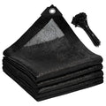 90% Sun Shade Cloth for Garden, 6.5 * 10FT Heavy Duty Shade Tarp with Grommets & Reinforced Edges - UV Resistant Sunblock Net for Patio, Backyard, Greenhouse, Kennel, Pergola, Black